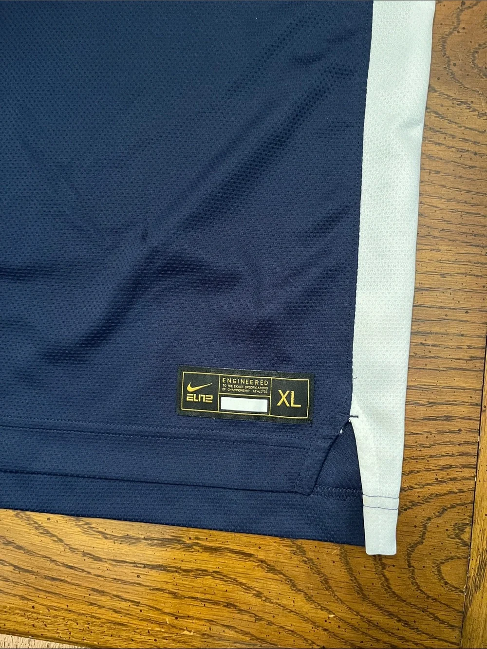 Nike Navy and White Virginia Basketball Jersey, size XL